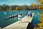 Women s 8 Launching - Scott Palucki in foreground